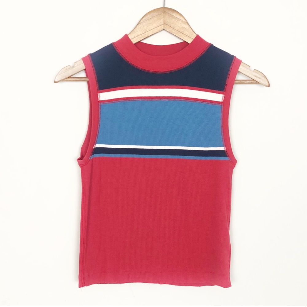 Free People | Red Halter Tank Top 4th July Med